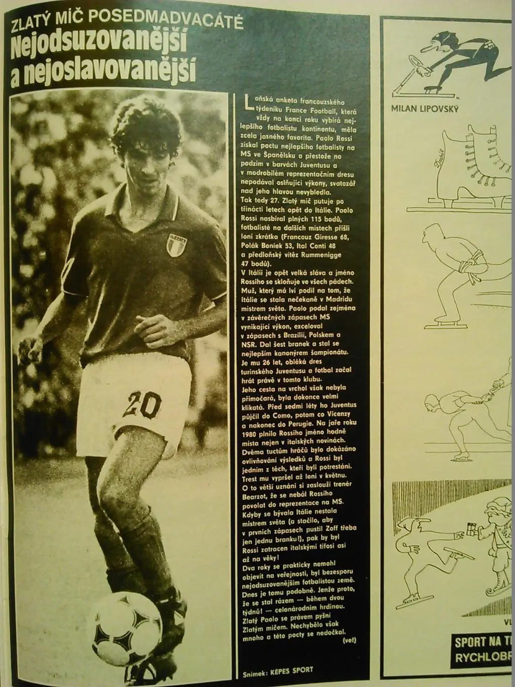 Stadion (Стадион).№ 3 1983 (Чех.) Хокей-ПОСТЕР. Футбол,теннис. Гуртом знижки 32% 3