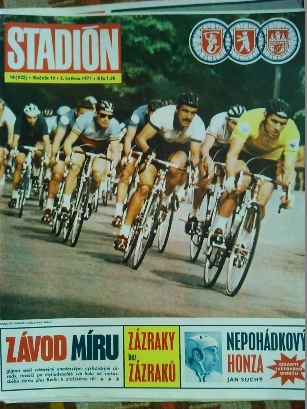 Stadion (Стадион).№ 18 (932) 1971 (Чех.) Хоккей - Ян Сухи. Оптом cкидки 32%!