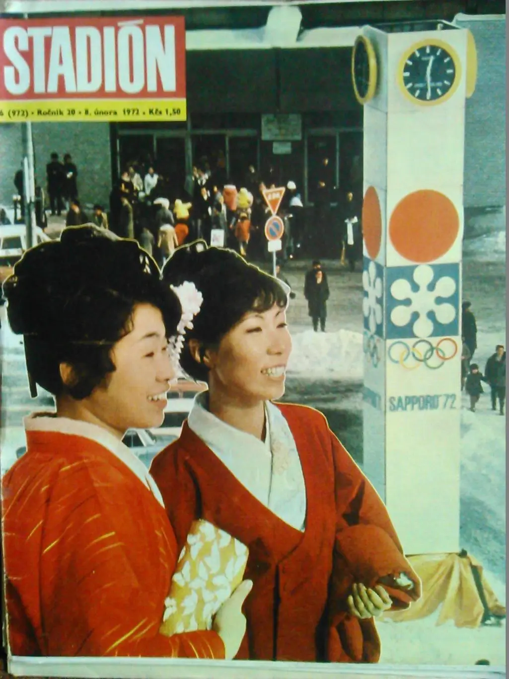 Stadion (Стадион).№ 6 (972) 1972 (Чех.) ОИ. Хоккей. Футбол. Оптом cкидки 32%!