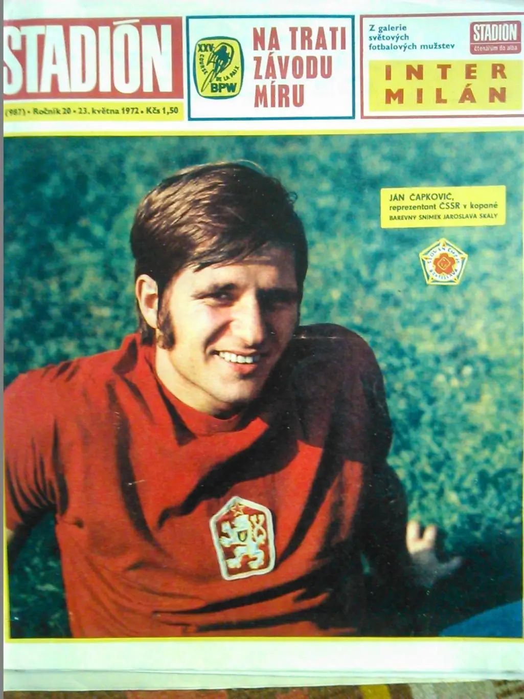 Stadion (Стадион).№ 6 (972) 1972 (Чех.) ОИ. Хоккей. Футбол. Оптом cкидки 32%! 3