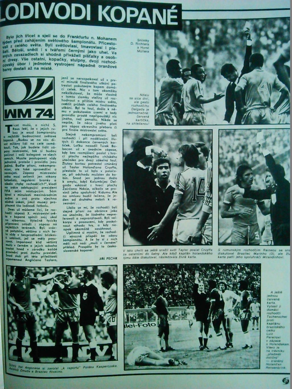 Stadion (Стадион).№ 33.1974 (1102).(Чех.) Футбол, теннис. Гуртом знижки 50%! 2
