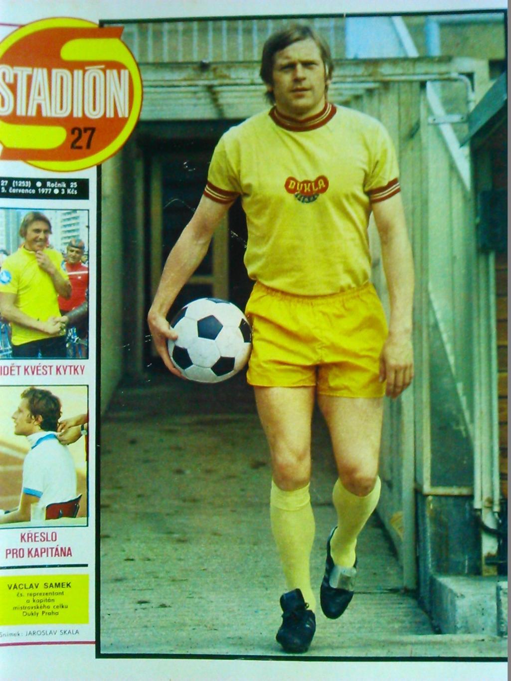 Stadion (Стадион).№ 27.1977.(Чех.). Велоспорт. Футбол. Теннис. Гуртом знижки 50%