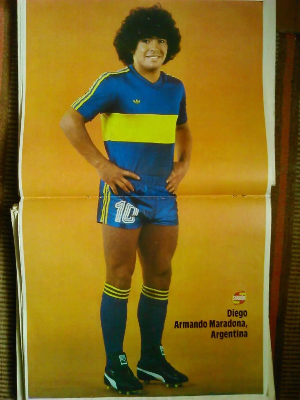 Stadion (Стадион).№ 17 1982 (Чех.) Футбол-МАРАДОНА (постер). Гуртом знижки 50% 3