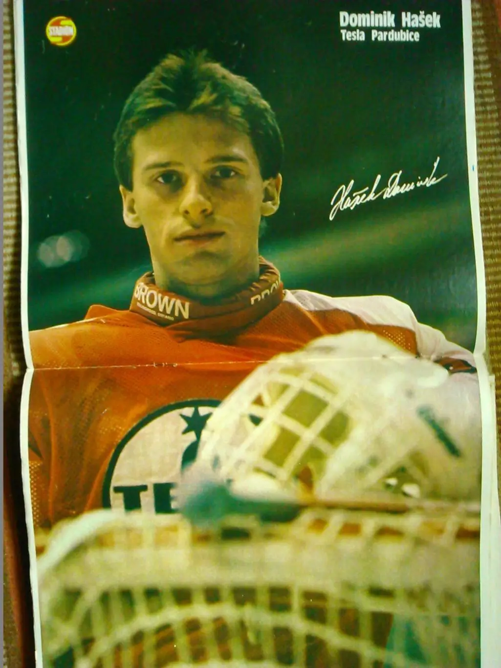 Доменик ГАЩЕК - хоккей ЧССР.( 32 Х 55 см.) Оптом скидки до 50%!