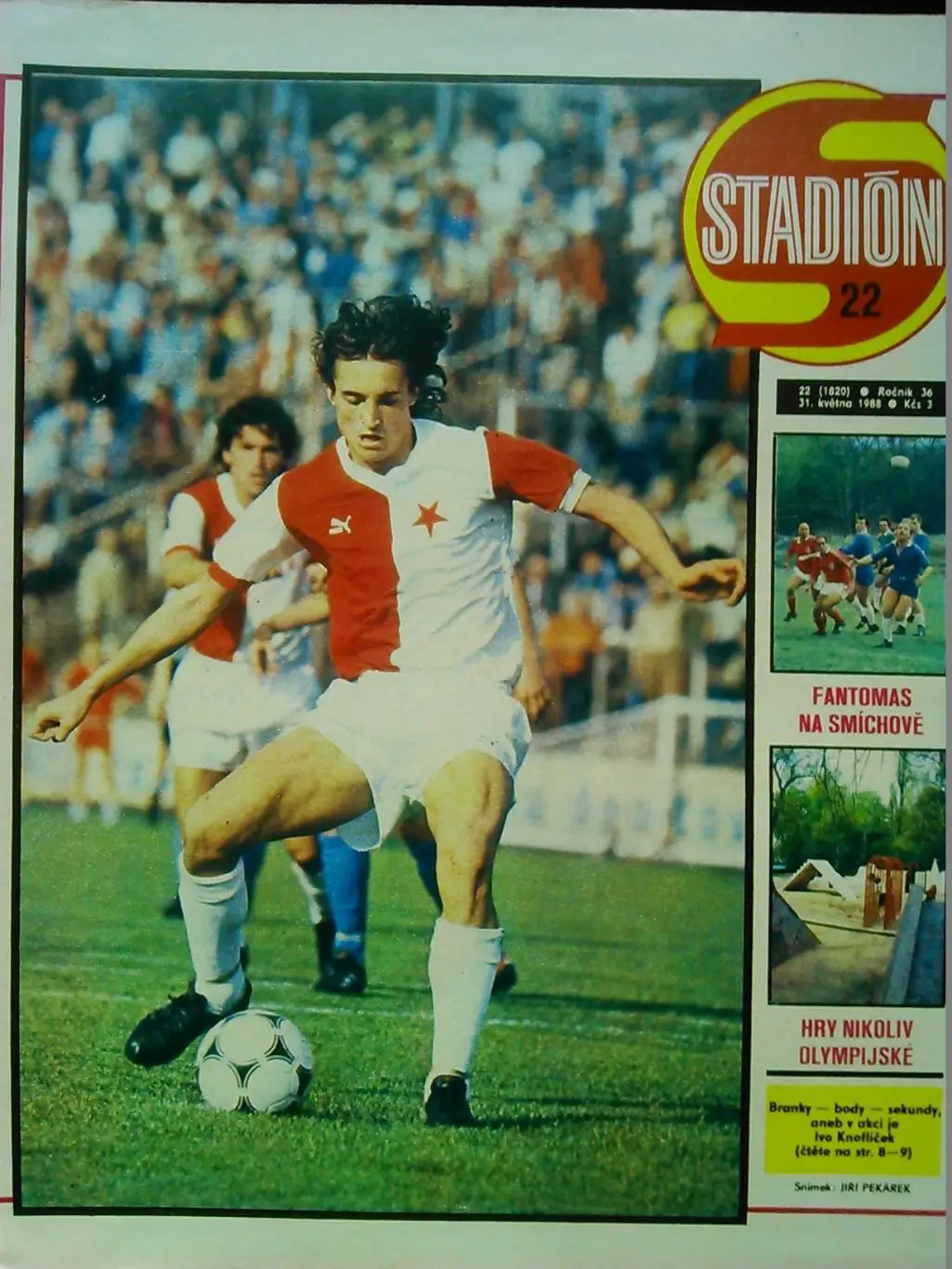 Stadion (Стадіон).№ 22 1988 (Чех.) Футбол. Спартакиада-1928. Оптом cкидки 50%!