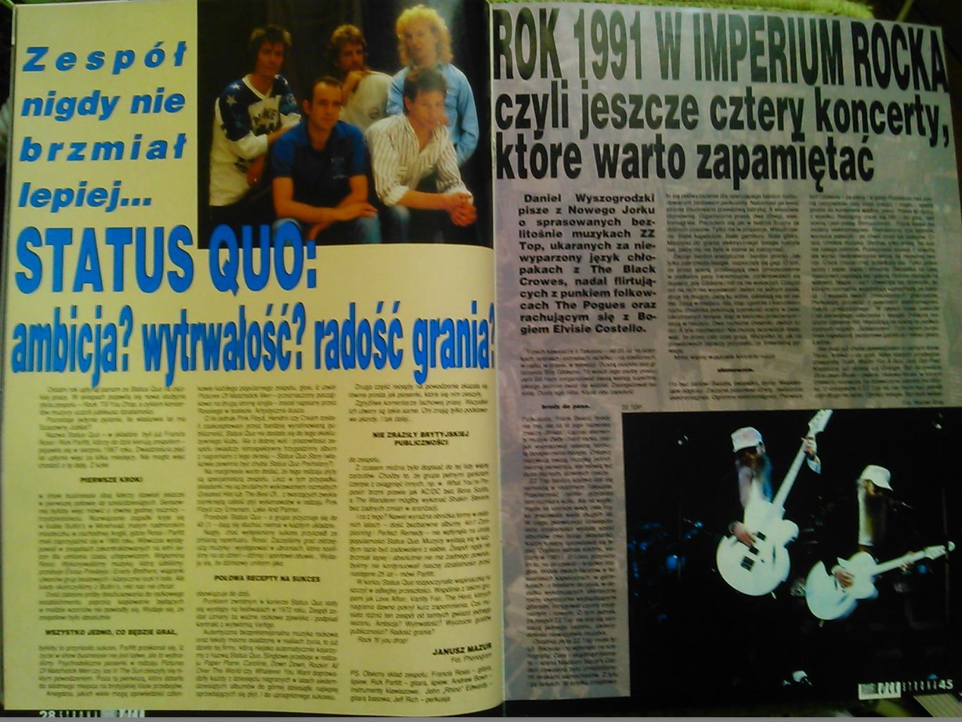 TYLKO ROCK (Только Рок) №3 (7) 1992. Польша. AC/DC.. Оптом скидки до 50%. 3