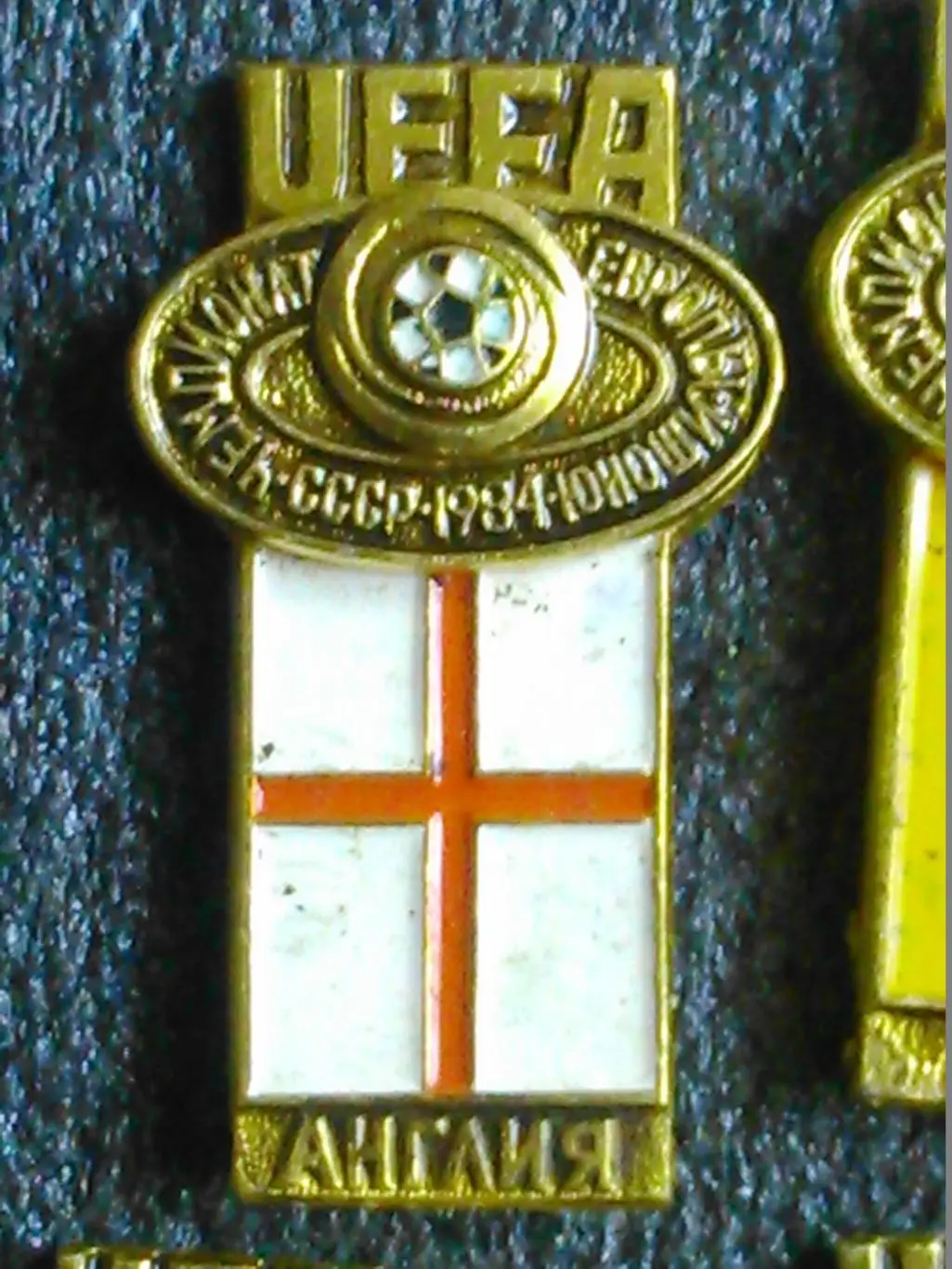 Футбольний значок. UEFA АНГЛИЯ. Оптом скидки до 50%!