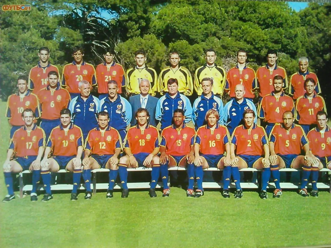 Футбол (Украина)№28(148).2000. Постер-сборная ИТАЛИИ, ИСПАНИИ (А4) Оптом скидки! 3