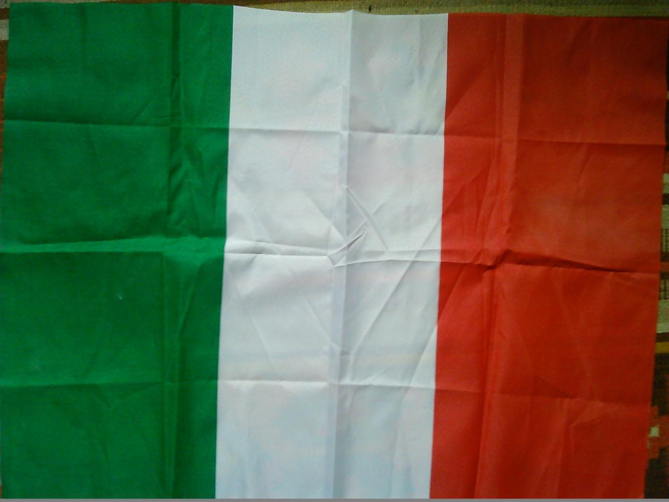 Флаг Италии. 58 х 75 см. Оптом скидки до 49%!