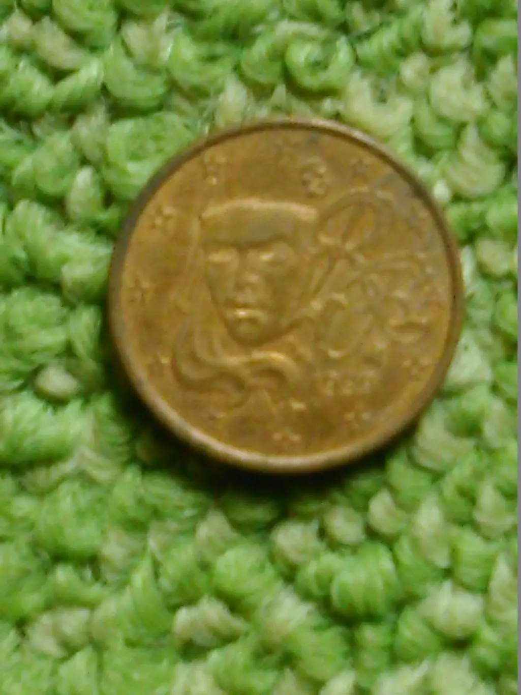 1 Евроцент Франция. км#1282. сталь с медным покрытием. Оптом скидки до 32%! 1