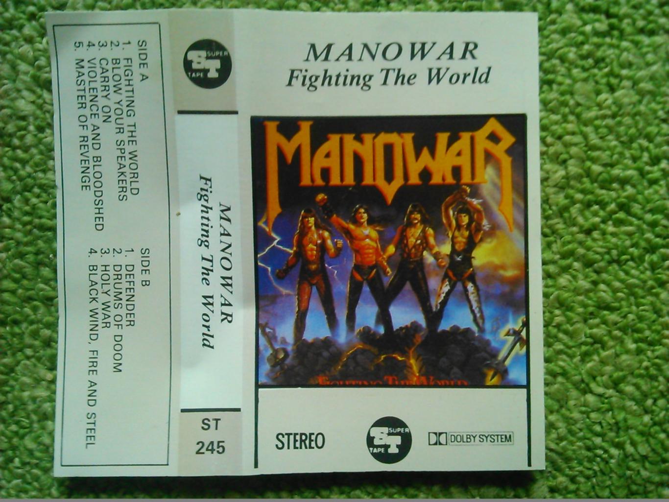 NANOWAR-Fighting the World. вставка в аудиокассету. Оптом скидки до 50%!