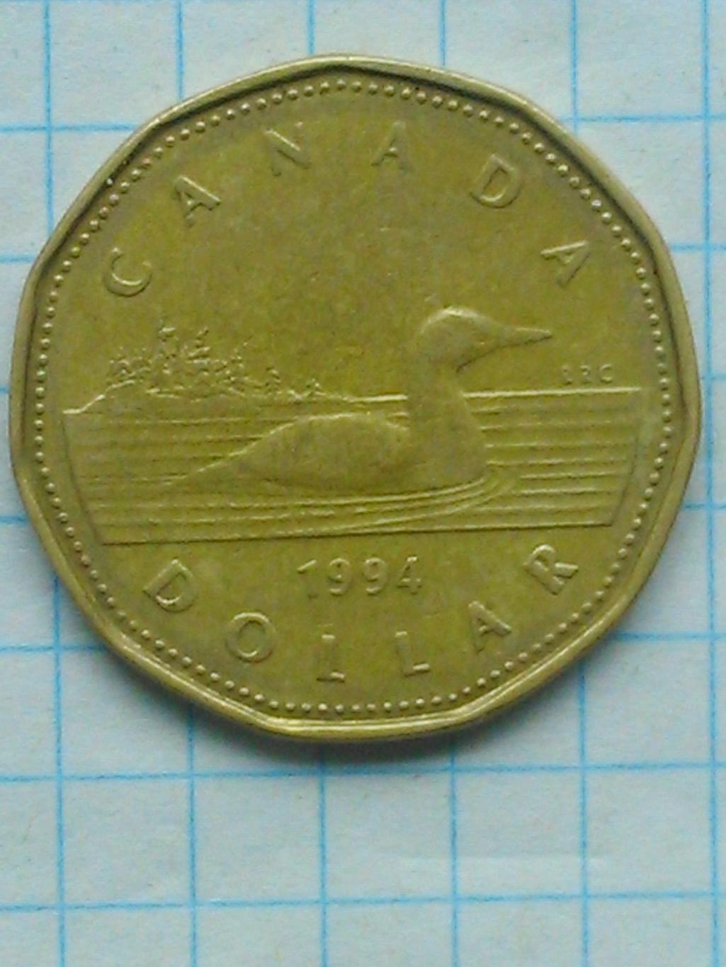 1 доллар Канады 1994. км=166. Оптом скидки до 50%! 1