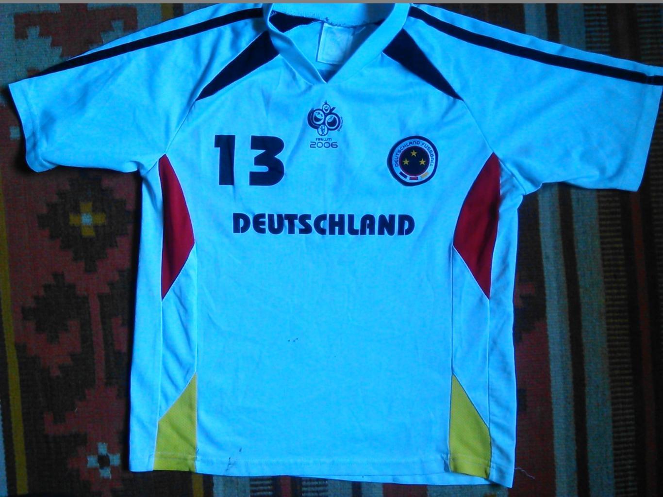 футболка сборной Германии №13 к Чемпионату мира 2006! Оптом скидки до 49%!