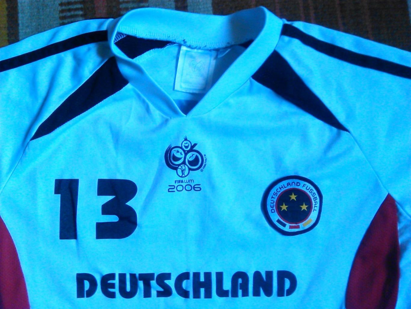 футболка сборной Германии №13 к Чемпионату мира 2006! Оптом скидки до 49%! 1