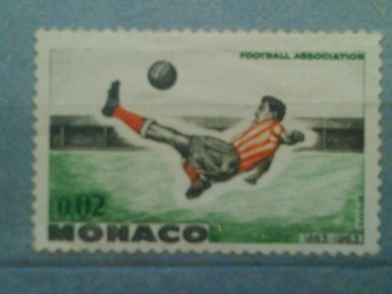 Марка Монако-1963. № 753 0.02. 100 летие футбола 1863-1963. Оптом скидки до 50%!