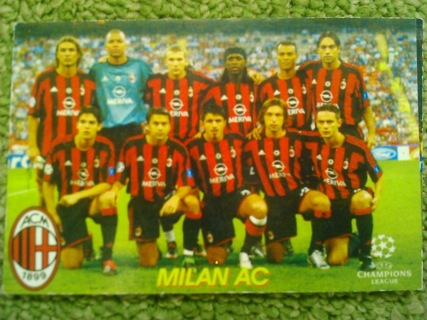 МИЛАН (AC Milan) ( календарик 2005). ОПТОМ СКИДКИ ДО 49%!