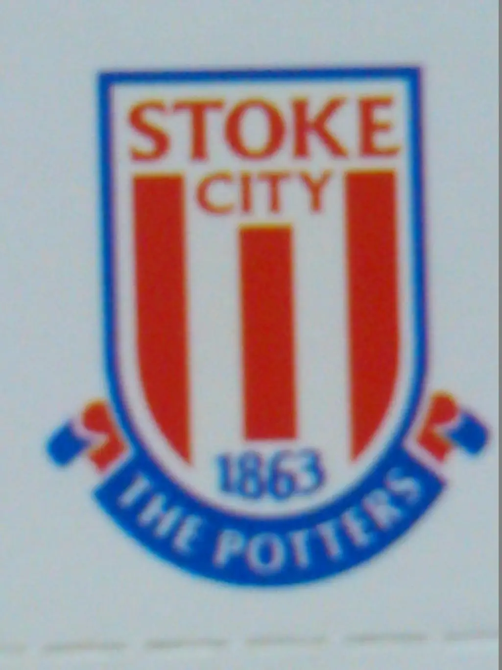 Наклейка STOKE CITY. СТОК Сіті. Англія (2.5 х 2.8 см.) Оптом скидки 47%