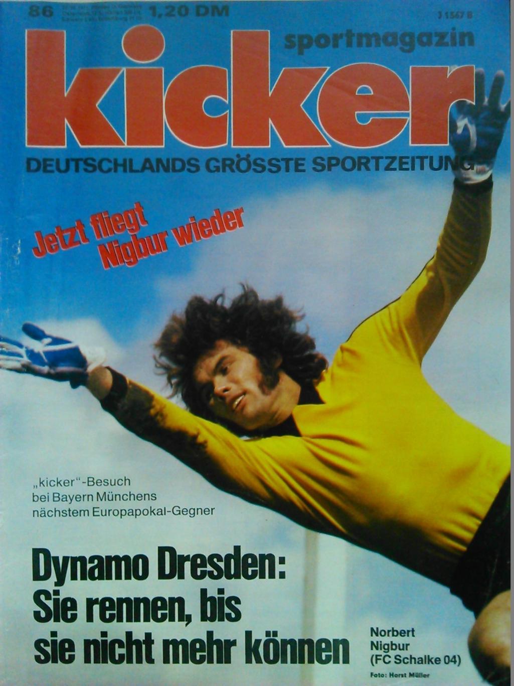 KICKER № 86 1973 (ФРГ) Футбол.ФРГ-ФРАНЦ, Автомагазин ст.80-95. Оптом скидки 46%