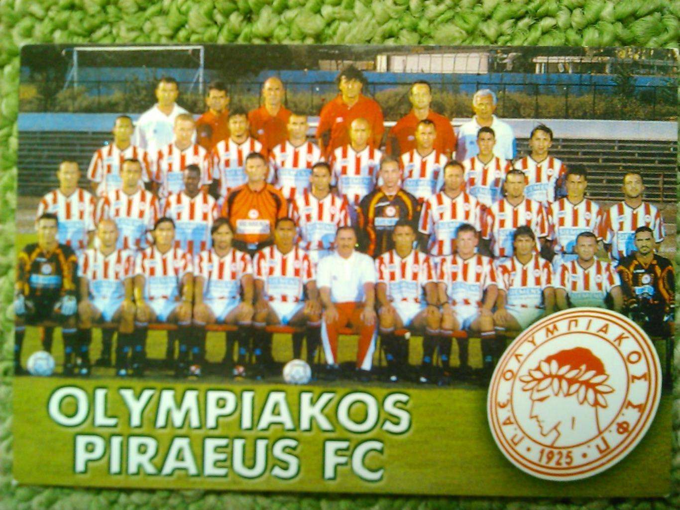 OLYMPIAKOS Piraues FC/ ОЛИМПИАКОС Пирей ( календарик 2002). ОПТОМ СКИДКИ ДО 45%!