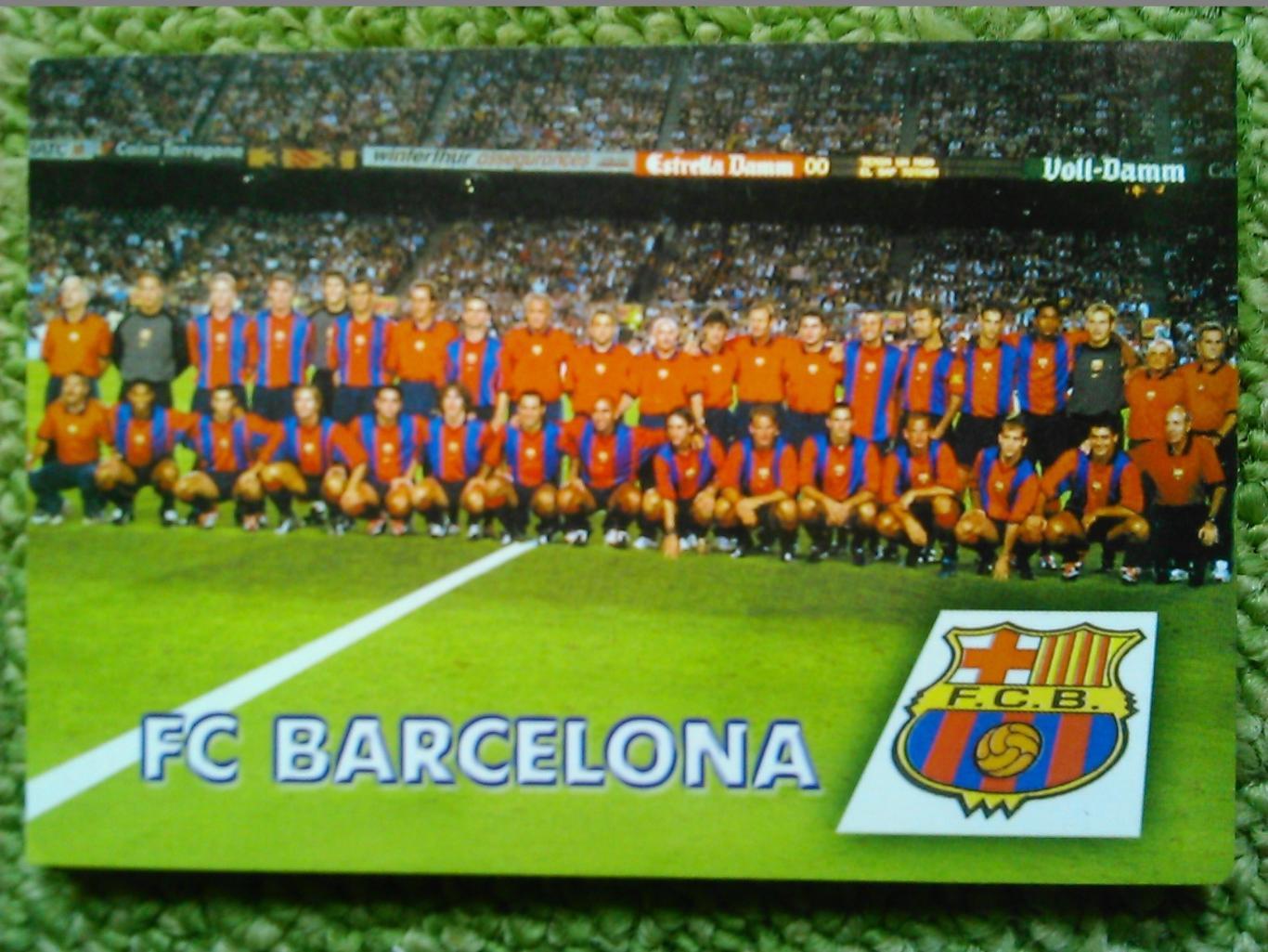 FC BARCELONA. БАРСЕЛОНА Іспанія. календарик 2002. оптом скидки до 45%