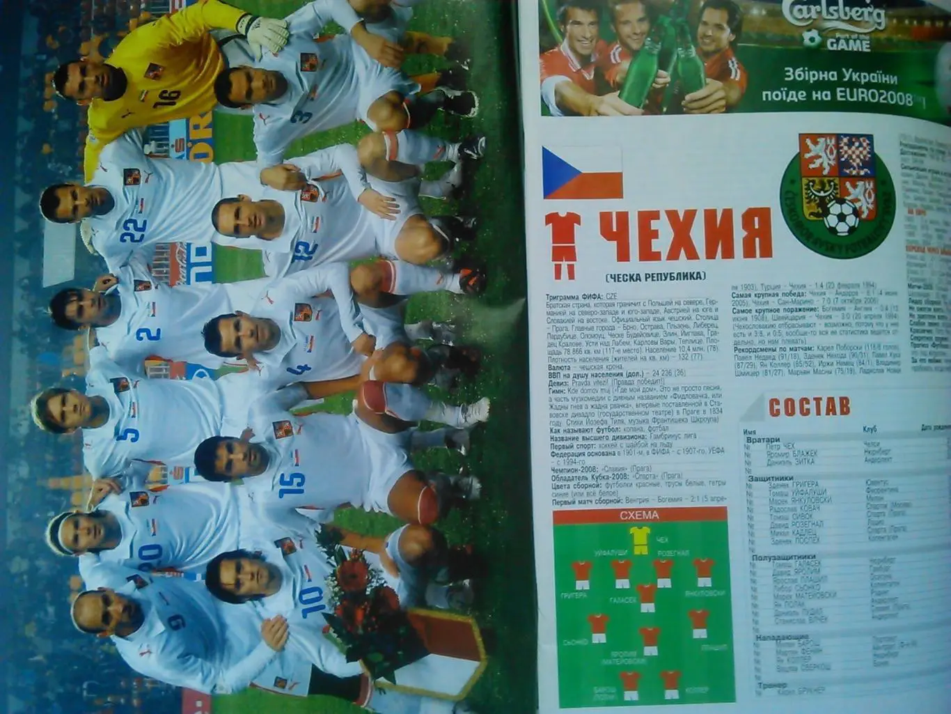 ФУТБОЛ (UA).СПЕЦВЫПУСК №2. ЕВРО-2008. 16 постеров. Оптом скидки до 45%! 1