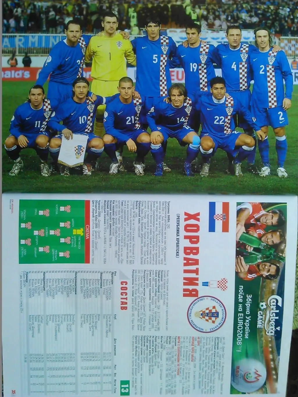 ФУТБОЛ (UA).СПЕЦВЫПУСК №2. ЕВРО-2008. 16 постеров. Оптом скидки до 45%! 6