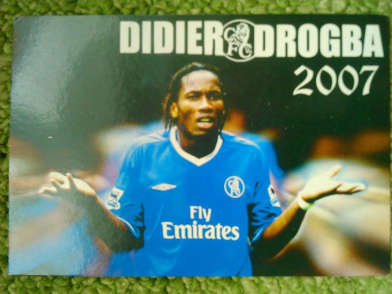 Didier DROGBA./ Дидье ДРОГБА. Челси. (календарик 2007). Оптом скидки до 45%!