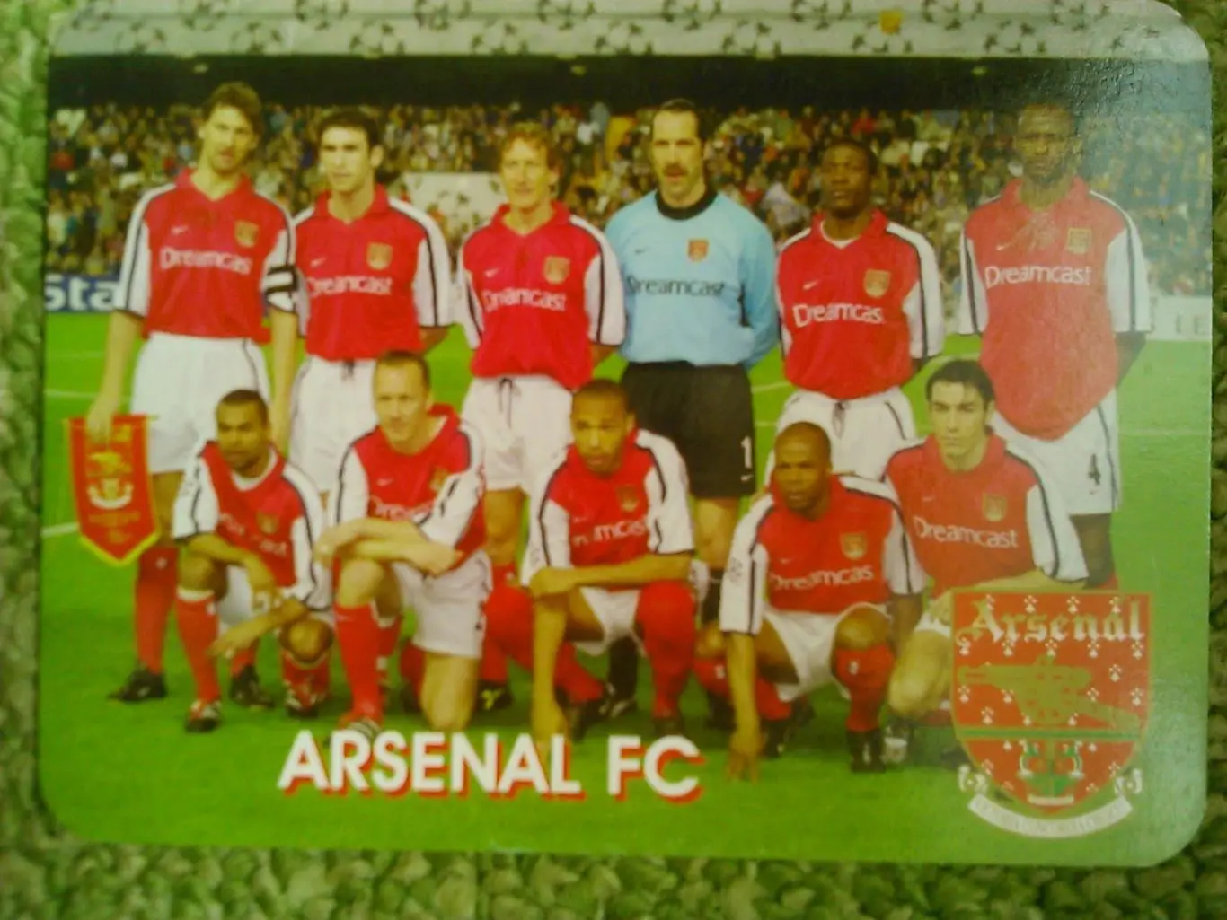 FC ARSENAL./АРСЕНАЛ. календарик В МИРЕ ФУТБОЛА 2003.Оптом скидки до 45%