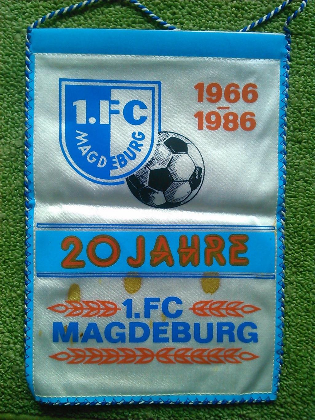 Вимпел 1.FC MAGDEDURG 1966-1986. ФК МАГДЕБУРГ 20 лет. Оптом скидки до 44%!