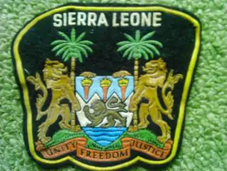 Шеврон СЬЕРРА ЛЕОНЕ. SIERRA LEONE. Оптом скидки до 45%!