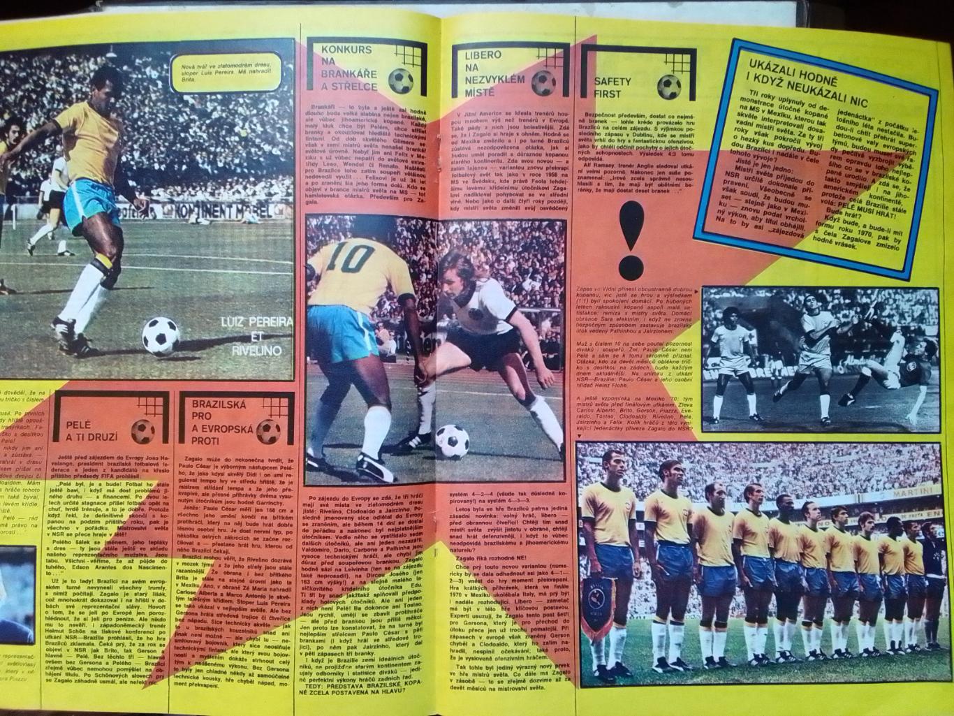 Stadion (Стадион).№ 34 (1052) 1973 (Чех.) Футбол-БРАЗИЛИИ. Оптом cкидки до 41%! 4