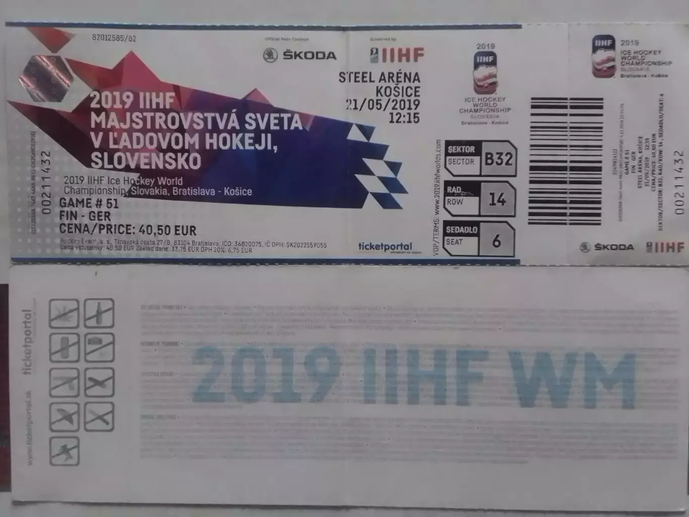 ЧМ по Хоккею в Словакии. ФИНЛЯНДИЯ - ГЕРМАНИЯ 21.05.2019. Оптом скидки 39%!