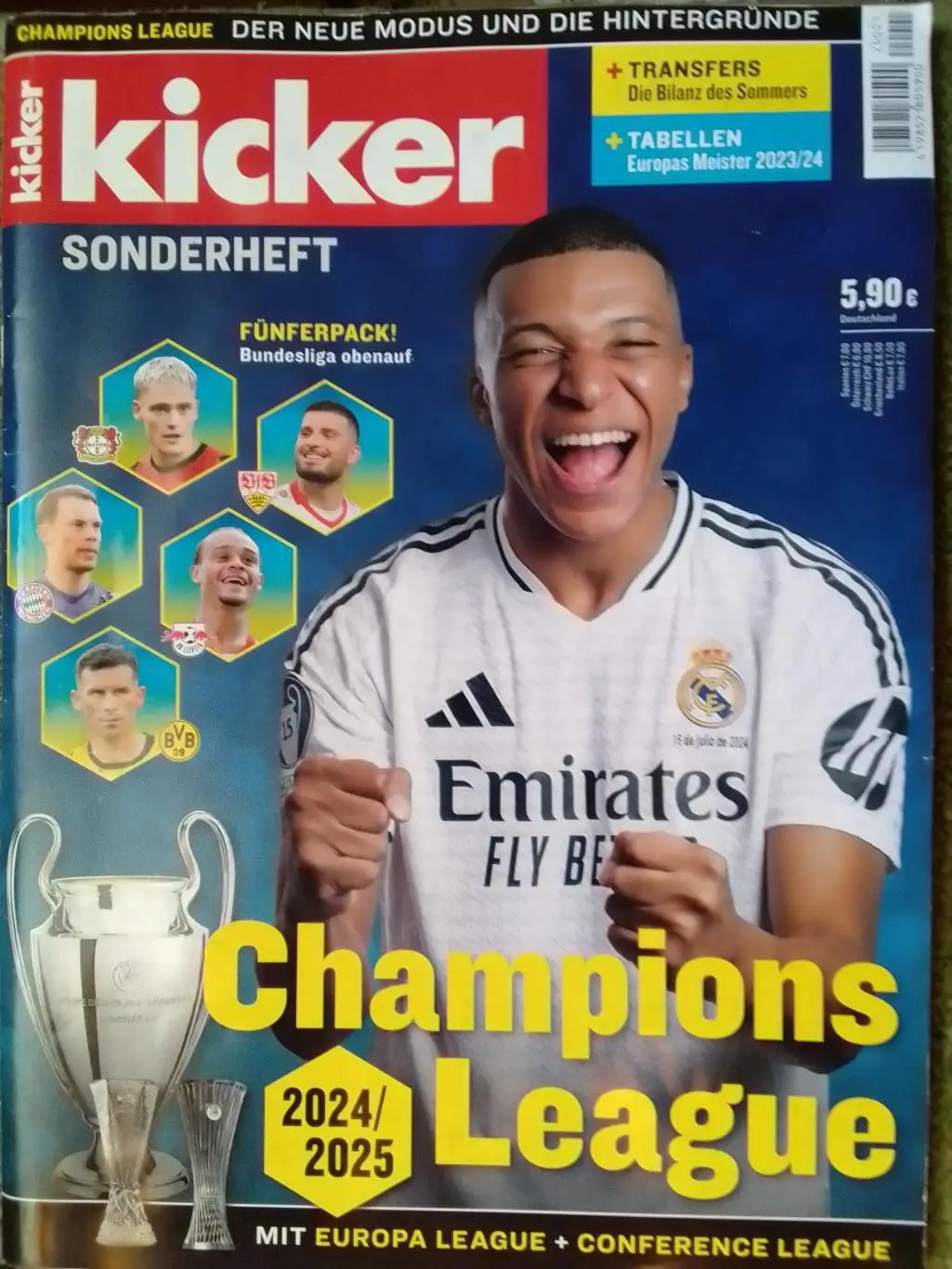 KICKER 2024-2025. ЛИГА ЧЕМПИОНОВ. Германия Німеччина. BRD/ Оптом cкидки до 35%!