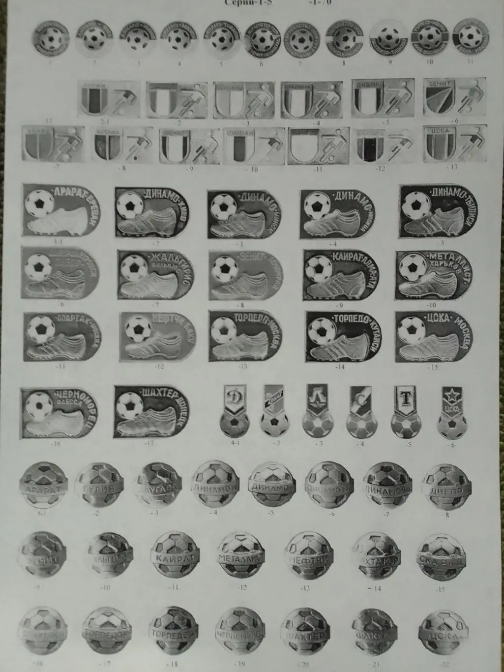 Каталог серійних значків. стр.1-2 Серия 1-10. 1-122 знаків. Оптом скидки до 36%!