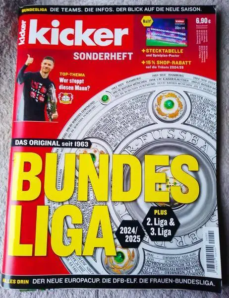 KICKER 2024-2025. BUNDES LIGA. Германия Німеччина. BRD/ Оптом cкидки до 35%!