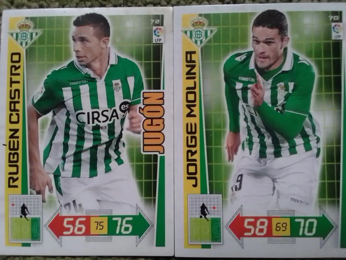 Карточка №70 Jorge MOLINA. Дж.МОЛИНА. /РЕАЛ Бетис. 2012-13. Оптом скидки до 31%