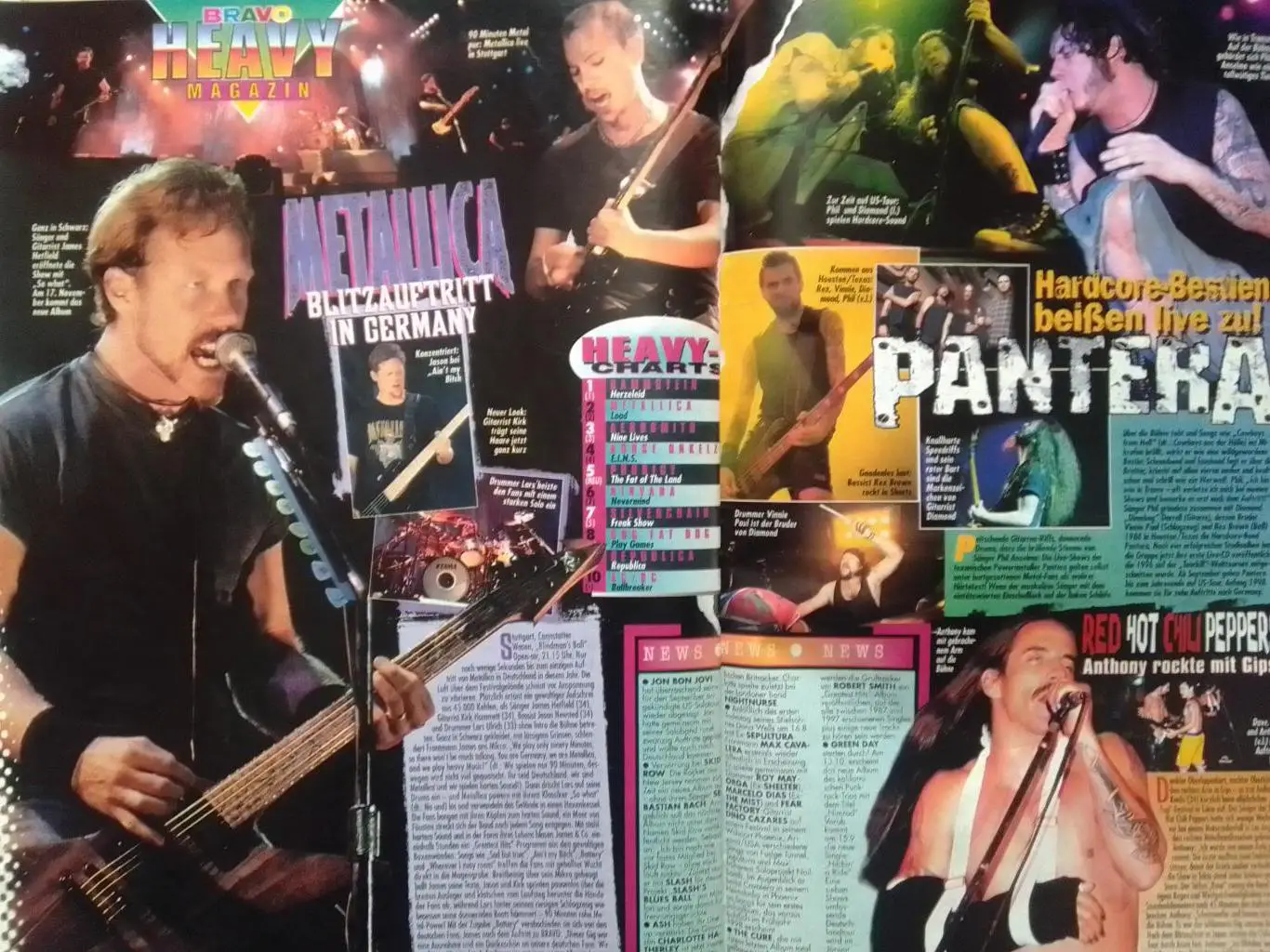 Для фанів METALLICA PANTERA RED HOT CHILLY,,(42 Х 28 см.) Оптом скидки до 35%