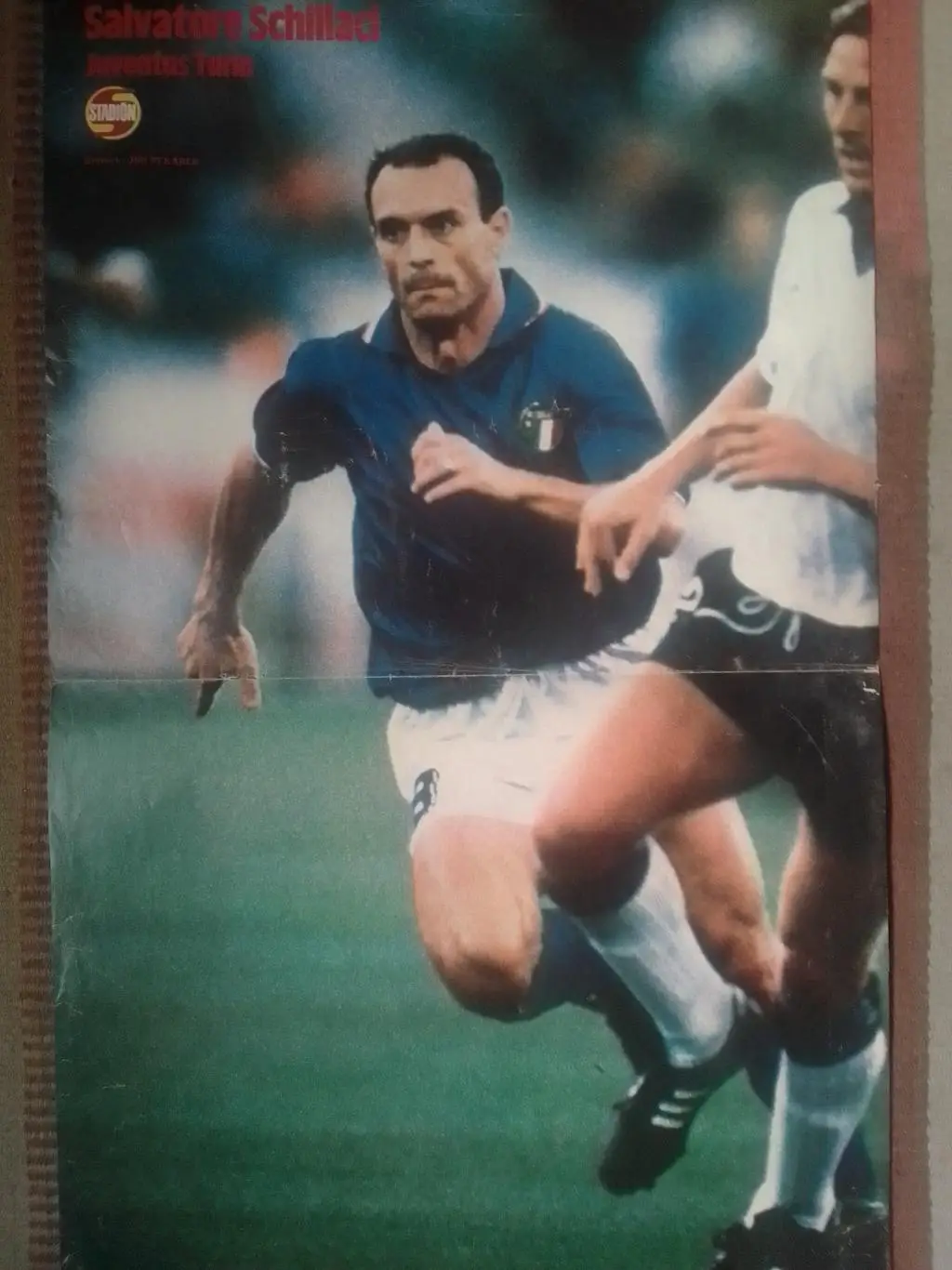 Постер-разворот СКИЛЛАЧИ. Salvatore SCHILLACI (32 Х 55 см.) Оптом скидки до 35%!