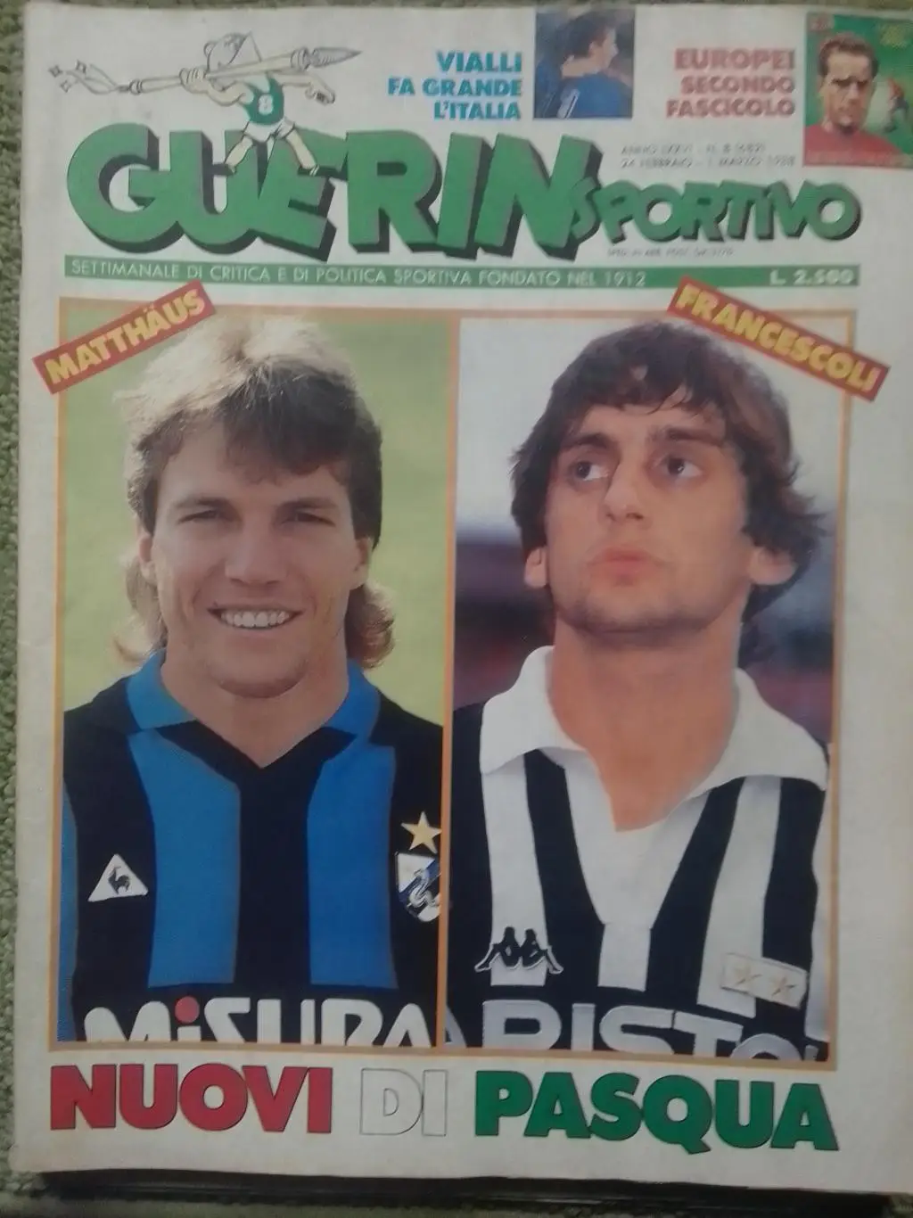 GUERIN Sportivo (Италия.) № 8 (682) 1988. Италия - СССР Отчет. Оптом cкидки 32%!