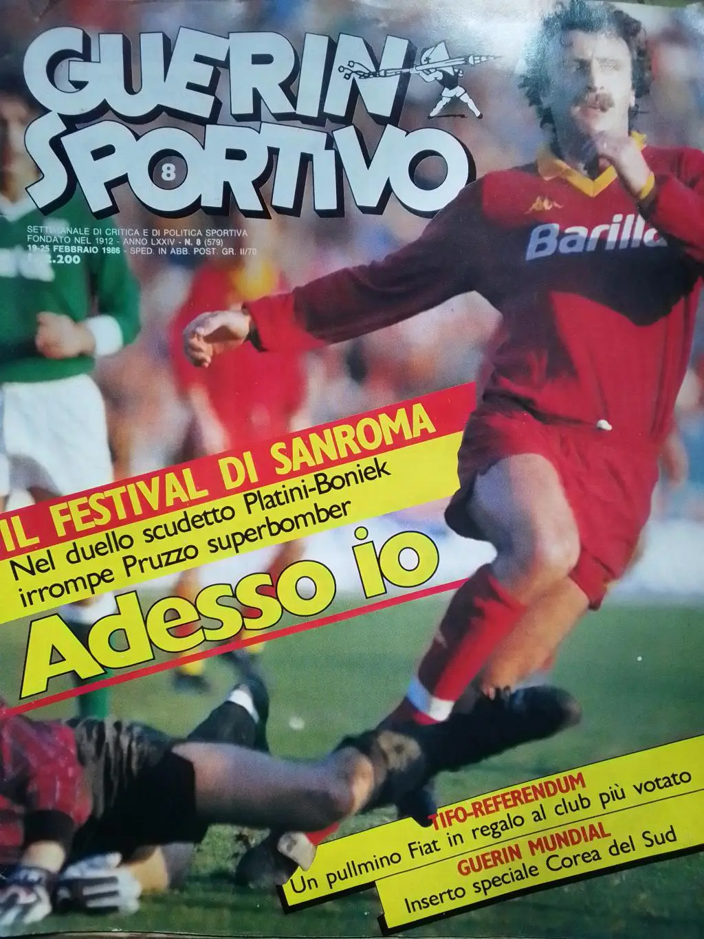 GUERIN Sportivo (Италия.) № 8 (579) 1986. не повний. Оптом cкидки 35%!