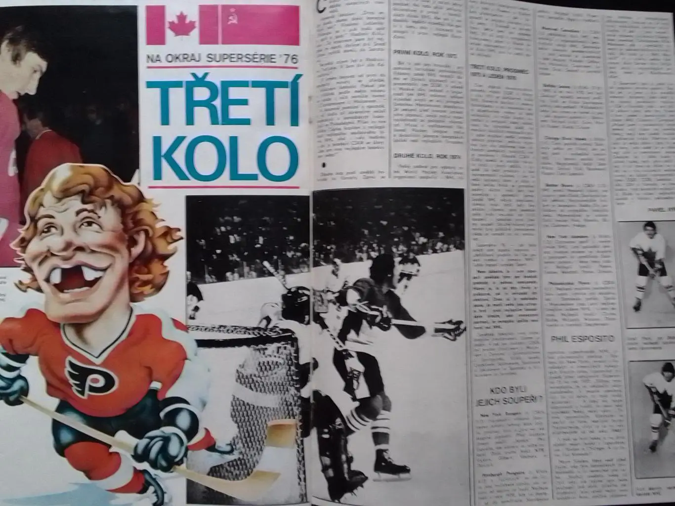 Stadion Стадион.№ 6.1976.Чех. Постер- УЕЛЬС. Динамо К. Хокей. Оптом скидки 35%! 5