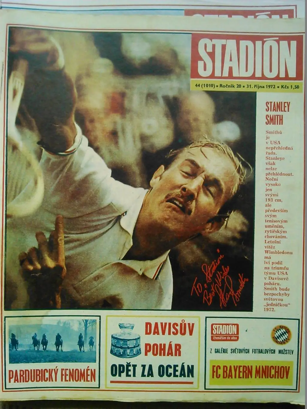 Stadion (Стадион).№ 44 (1010) 1972 (Чех.) Стэнли СМИТ. Оптом cкидки до 35%!