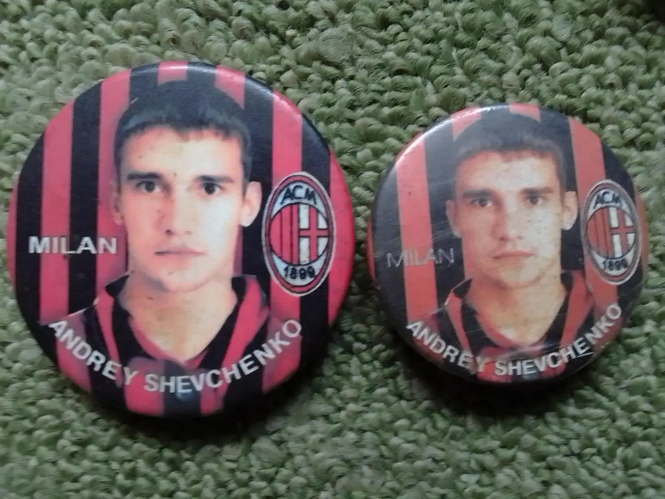 Футбольн.знак Andrei SHEVCHENKO Milan Андрей ШЕВЧЕНКО Милан. Оптом скидки до 32%