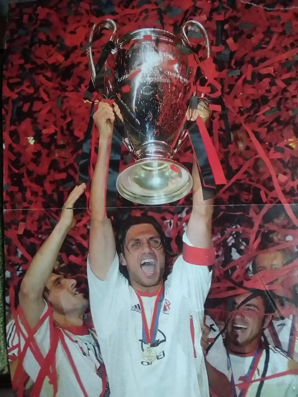 МИЛАН с Кубком ЛЧ. Франц БЕКЕНБАУЕР (29 х 42 см.) Оптом скидки до 30%! 1