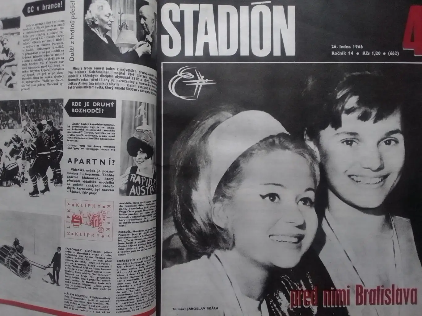 Stadion (Стадион).№ 4 1966 (662 Чех.) Хоккей-Канада. Футбол. Оптом cкидки 35%!