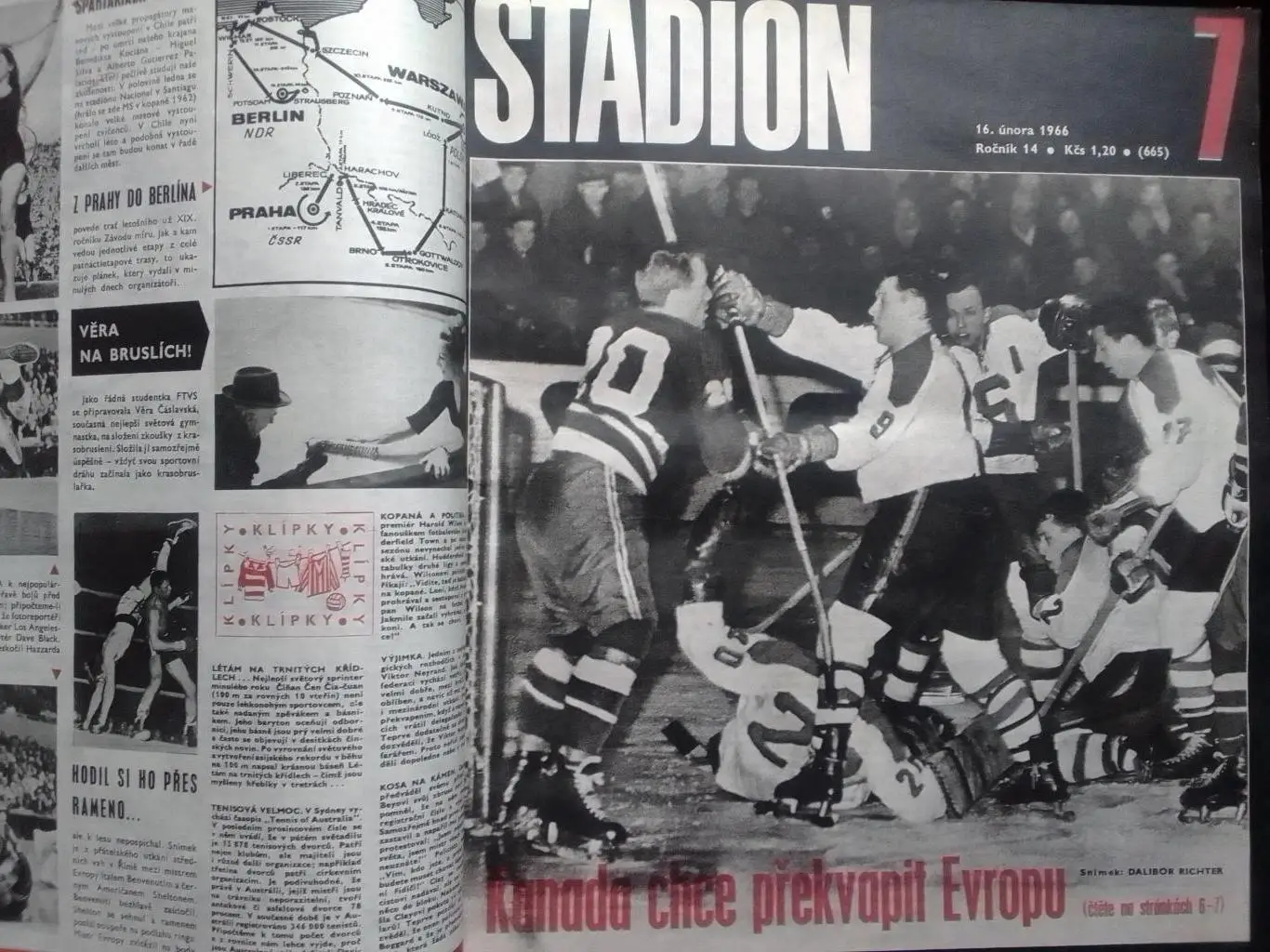 Stadion (Стадион).№ 7 1966 (665 Чех.) Хоккей-Канада. Футбол. Оптом cкидки 35%!