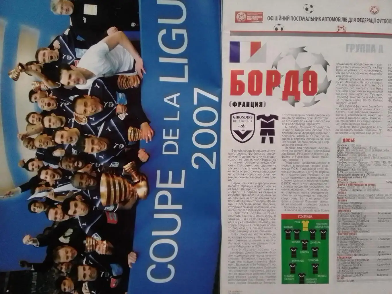 ФУТБОЛ. СПЕЦВЫПУСК №5. ЛИГА ЧЕМПИОНОВ 2008/09. 36 постеров. Оптом скидки до 35% 3