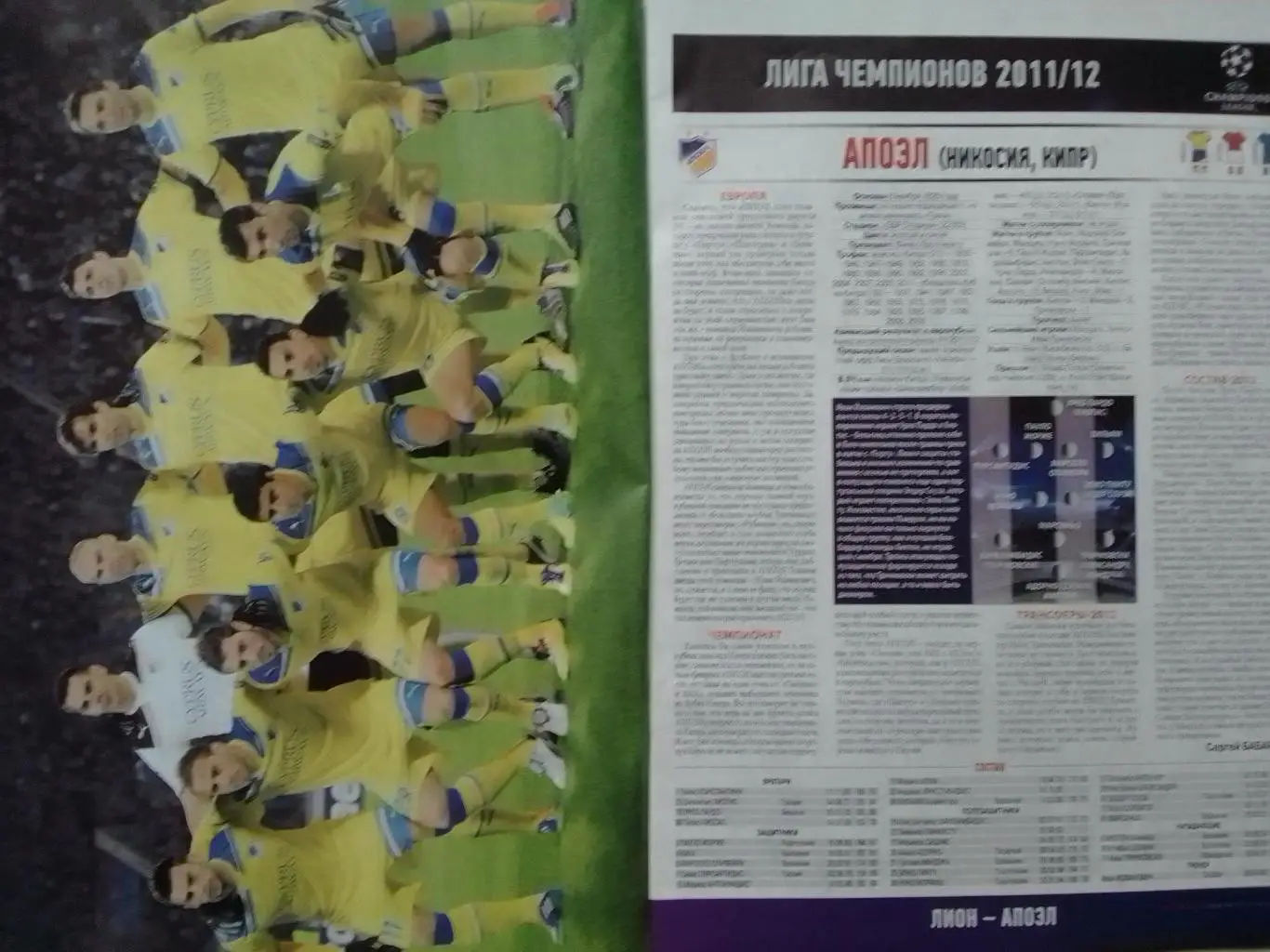 Футбол. ЕВРОКУБКИ 2011/2012 СПЕЦВЫПУСК № 1 постера всех команд! Оптом скидки 35% 4