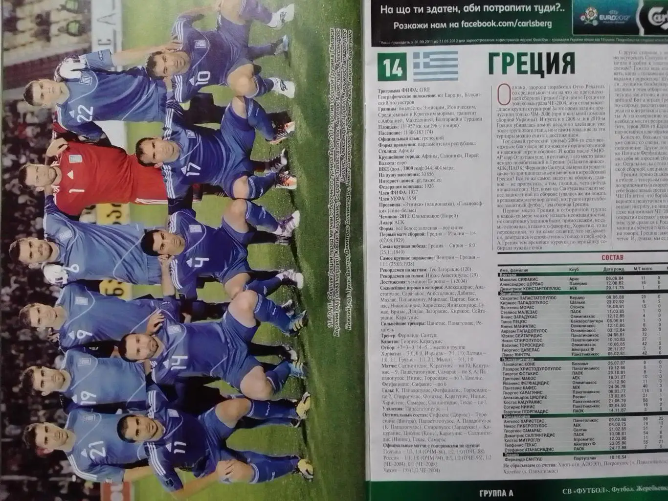 Футбол. ЕВРО 2012 СПЕЦВЫПУСК № 9. Раритет! постера всех команд! Оптом скидки 35% 1