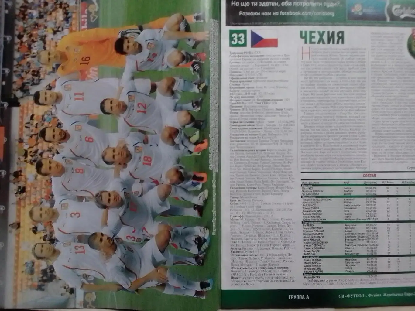 Футбол. ЕВРО 2012 СПЕЦВЫПУСК № 9. Раритет! постера всех команд! Оптом скидки 35% 4